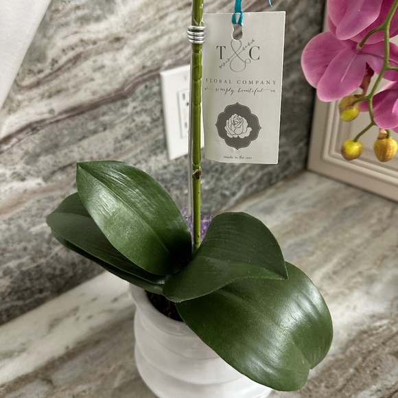 Neiman  Marcus Pink Faux Orchid - Picture 3 of 8